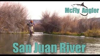 Winter MIDGE Fly Fishing On the San Juan River Tailwater for Trout - McFly Angler Episode 2