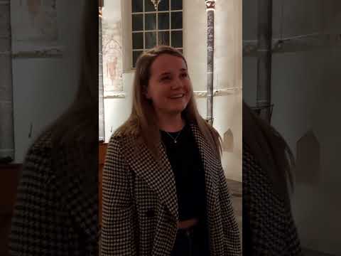 Gesu Bambino informal recording with her father Gerrit playing the organ.