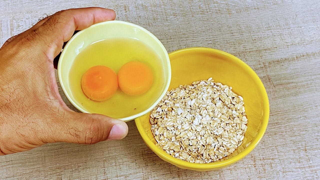 The more you eat, the more you lose weight! Just 2 tablespoons of oatmeal and 2 eggs! Healthy food 2