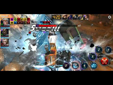 Quicksilver Summer days Uniform VS Corvus Glaive stage 99 World boss Ultimate | Marvel Future Fight