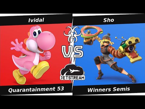 Quarantainment 53 Winners Semis - Ividal (Yoshi) Vs. Sho (Min Min) Smash Ultimate - SSBU