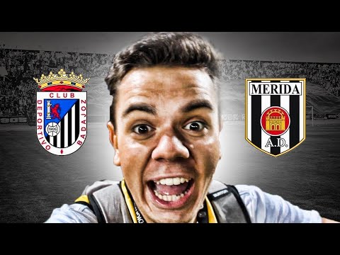¡¡VIVO UNO DE LOS DERBIS MÁS CALIENTES DE ESPAÑA!!| Badajoz-Mérida| Senén Morán