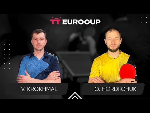 11:10 Vitalii Krokhmal - Oleksandr Hordiichuk 30.12.2023 TT Euro.Cup Ukraine Master.  TABLE 4