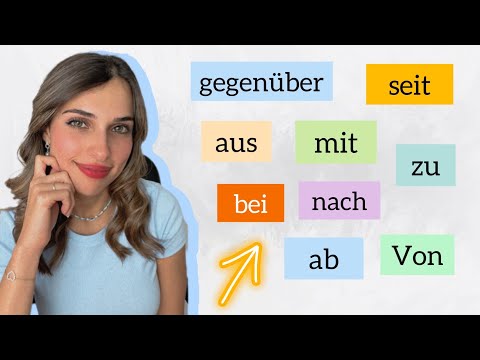 حروف الجر مع الداتيف باللغة الألمانية | الدرس (14) A2