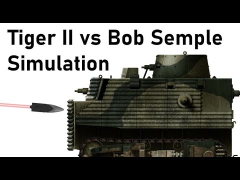 KING TIGER vs BOB SEMPLE TANK | April Fools Armour Piercing Simulation Special