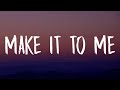 Sam Smith - Make It To me (Lyrics) "by the way she's safe with me"