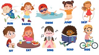 Action Verbs Vocabulary with Sentences | Learn Action Verbs Vocabulary In English With Pictures