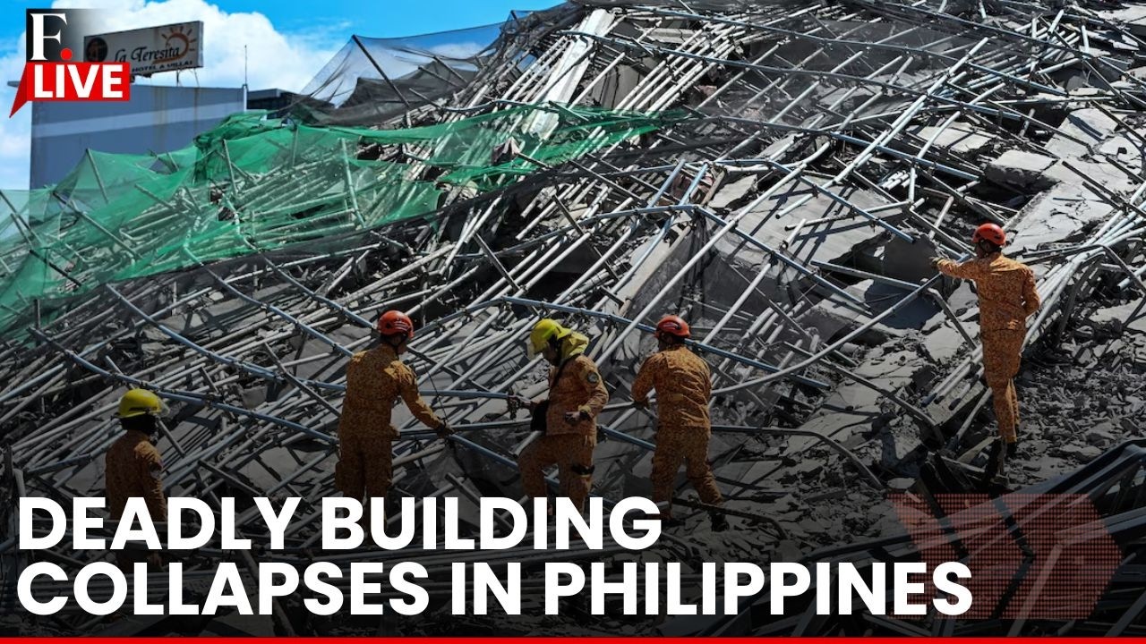 Philippines Building Collapse LIVE: Nine-Storey Building Collapses in Philippines | Rescue Ongoing