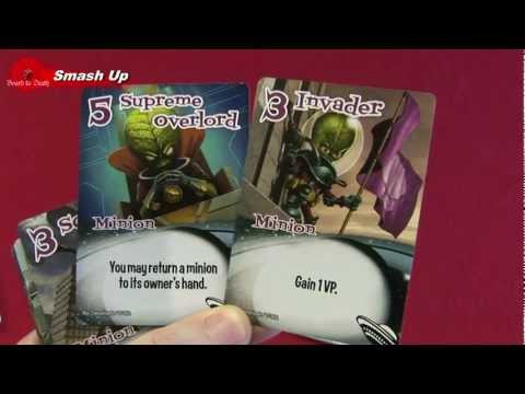 Smash Up Card Game Video Review