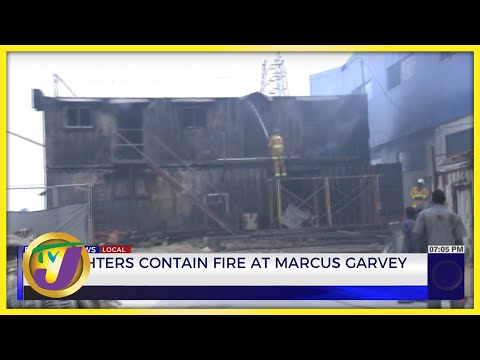 Firefighters Contain Fire at Marcus Garvey Drive TVJ News