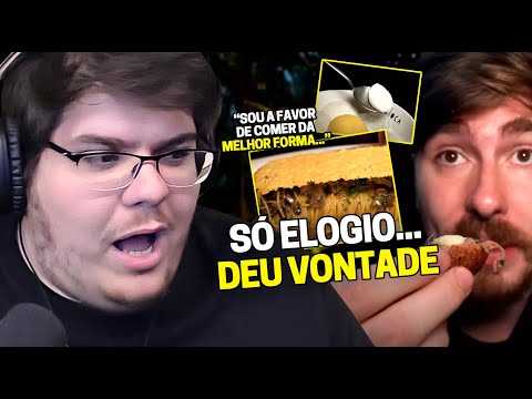 CASIMIRO REAGE: GABA NO MANIOCA RESTAURANTE + BARATO DA HELENA RIZZO (MASTERCHEF)|Cortes do Casimito