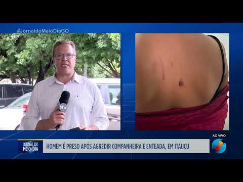 Homem é preso após agredir companheira e enteada em Itauçu