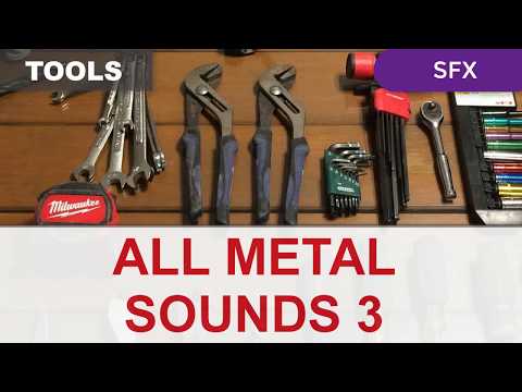 METAL SOUND EFFECTS 3 | Clinks | Tings | Hit | Hammer | Sweep | Artifacts | Tools | Weapons