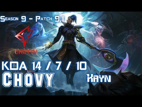GRF Chovy KAYN vs KARTHUS Top - Patch 9.1 KR Ranked