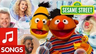 Sesame Street: Celebs Sing Rubber Duckie Song with Bert and Ernie