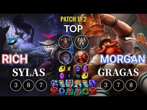 DYN Rich Sylas vs HLE Morgan Gragas Top - KR Patch 11.2