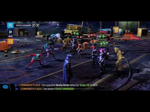 Marvel Strike Force DD5 day 25. Trying out a new strategy. Falcon first then Black Bolt