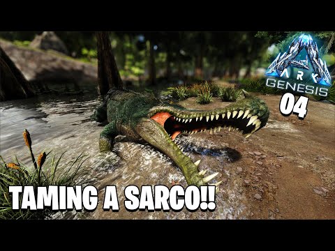 ARK GENESIS - I TAMED A SARCO AND THEN GOT IT EATEN - PART 4