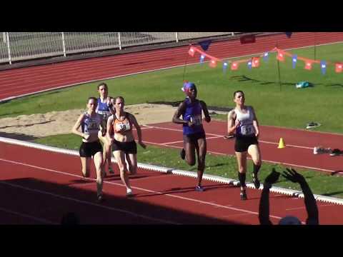 800m ESF/SEF FD2 -  Chpts régionaux Espoirs Seniors,  MONTGERON 1 juin 2019