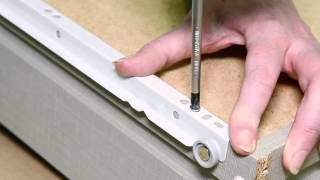 How to fix bottom mounted runners to carcase and drawer box
