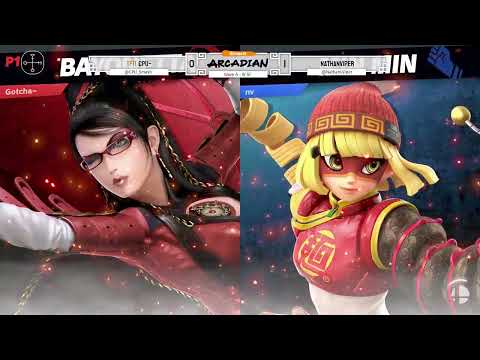 NorCal Ultimate Arcadian 2023 - Wave A - CPU~ (Bayonetta) vs. NathanViper (Min Min)