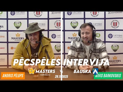 Elvi florbola līga vīriešiem: Masters Ulbroka/LU - Bauska | Pēcspēles intervija