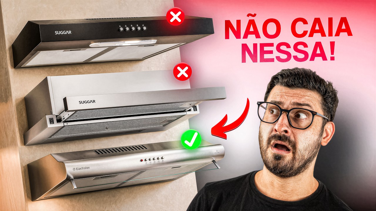 Miniatura da avaliação em vídeo de Coifa de Parede Midea Smart Pro Touch 60cm 220V