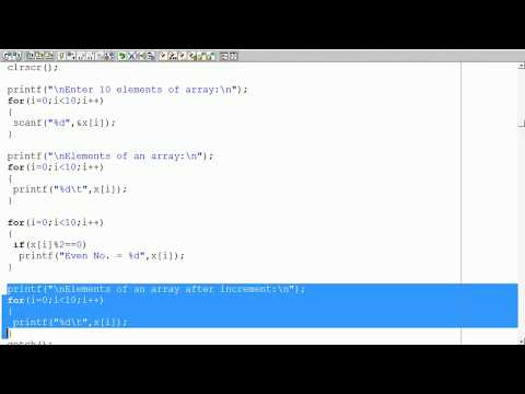 Learn Learn C Programming in English for Beginners Array Part 9 - Mind ...