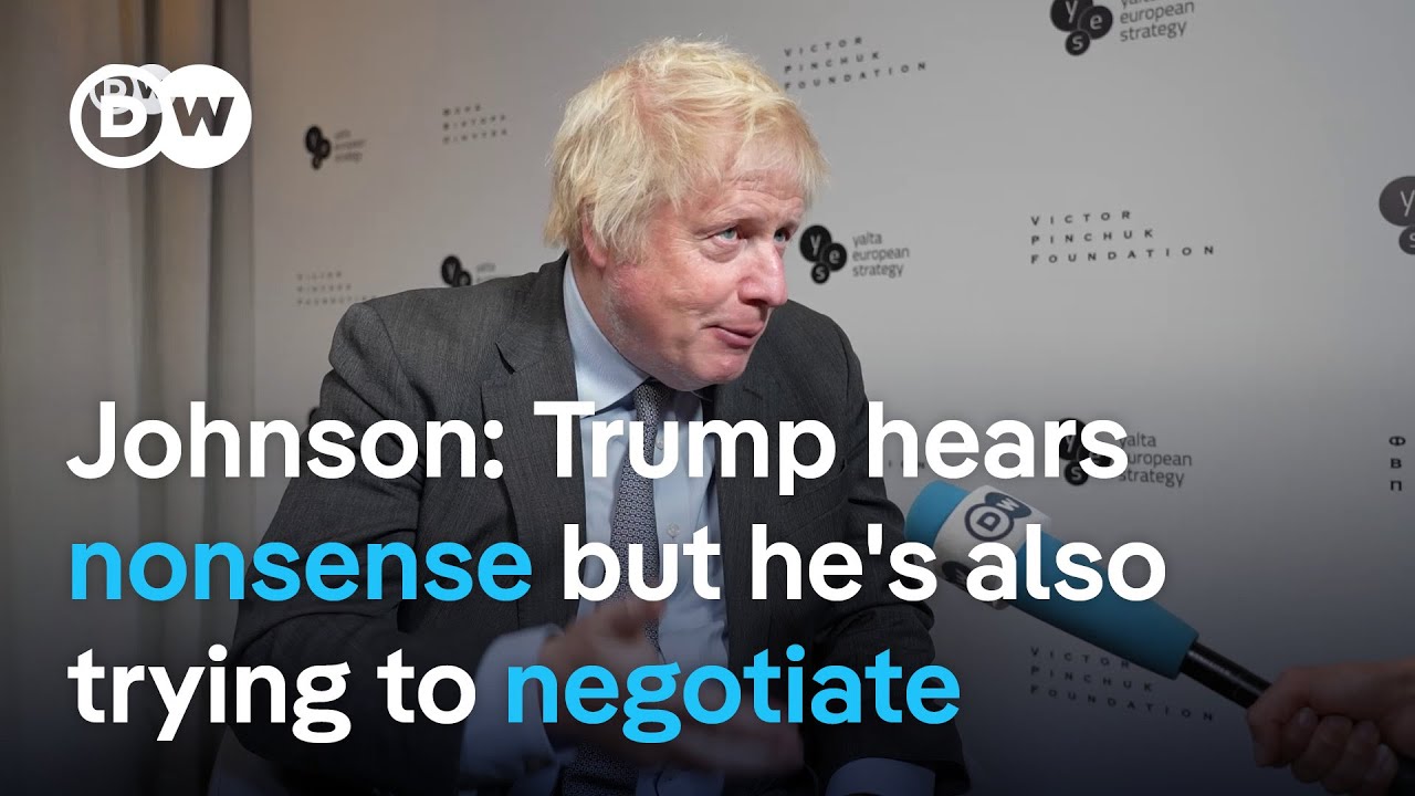 Boris Johnson: Zelenskyy is no dictator and Trump likely hears a lot of nonsense | DW News