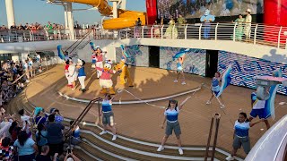 “Let’s Set Sail” Deck Party - Disney Treasure, Disney Cruise Line