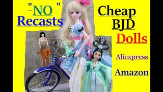 Cheap BJD Doll Unboxing Haul, Hatsune Miku, Eva, Over the Moon, Tiny BJD, Sam Trick Treat, Baby Yoda