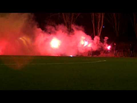 Träningspremiär MAIF 2014 pyro