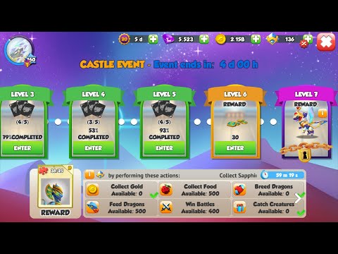 [Castle Event] Where is the key in level 6? - Dragon Mania Legends