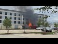 Hotel catches fire in Hammond