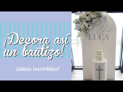 ideas para bautizos