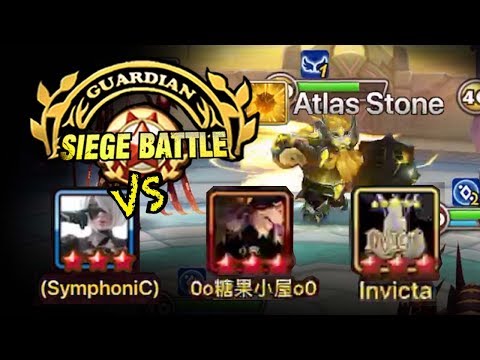 Guardian Siege Battle vs Chinese Guild & Invicta - Summoners War