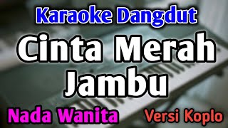Download lagu CINTA MERAH JAMBU - KARAOKE || NADA WANITA CEWEK || Versi Koplo || CINTA LAHIR BATIN mp3