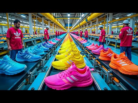 ¿Cómo se Fabrican las Zapatillas Adidas? | Proceso en Fábrica