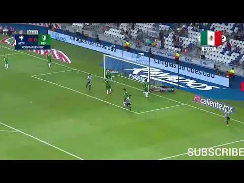 ¡Goool de Monterrey!!! MONTERREY VS VENADOS 1-0 J5 COPA MX 2018