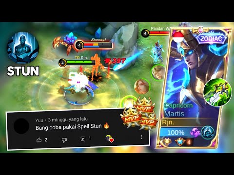 MARTIS PAKE SPELL PETRIFY MUSUH AUTO KETAR KETIR❗GAMEPLAY TOP GLOBAL MARTIS 3000 MATCH - MLBB