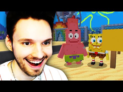 MINECRAFT SPONGEBOB DLC IS A MASTERPIECE!!  |  Minecraft x SpongeBob DLC