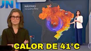 JORNAL NACIONAL - PREVISÃO DO TEMPO - 21/10/2026 QUARTA FEIRA