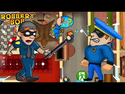Robbery Bob  Summer Camp : Bald Guard Costume - Use Tool Part 244