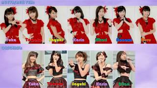 [HD]Juice=Juice - Hadaka no Hadaka no Hadaka no KISS (Original vs Updated/Actualizado) [Color Coded]