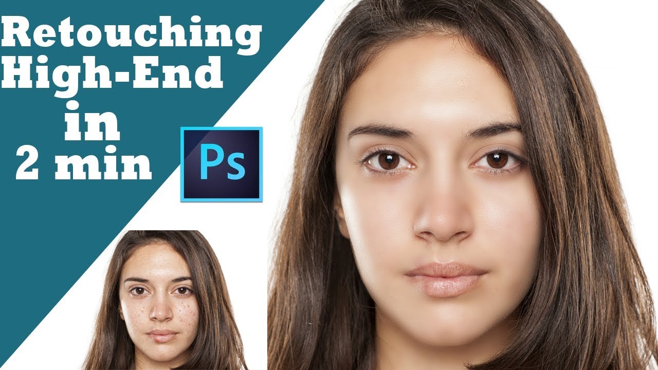 Smooth Skin Professional Retouch with Airbrush - Photoshop tutorial - video 3