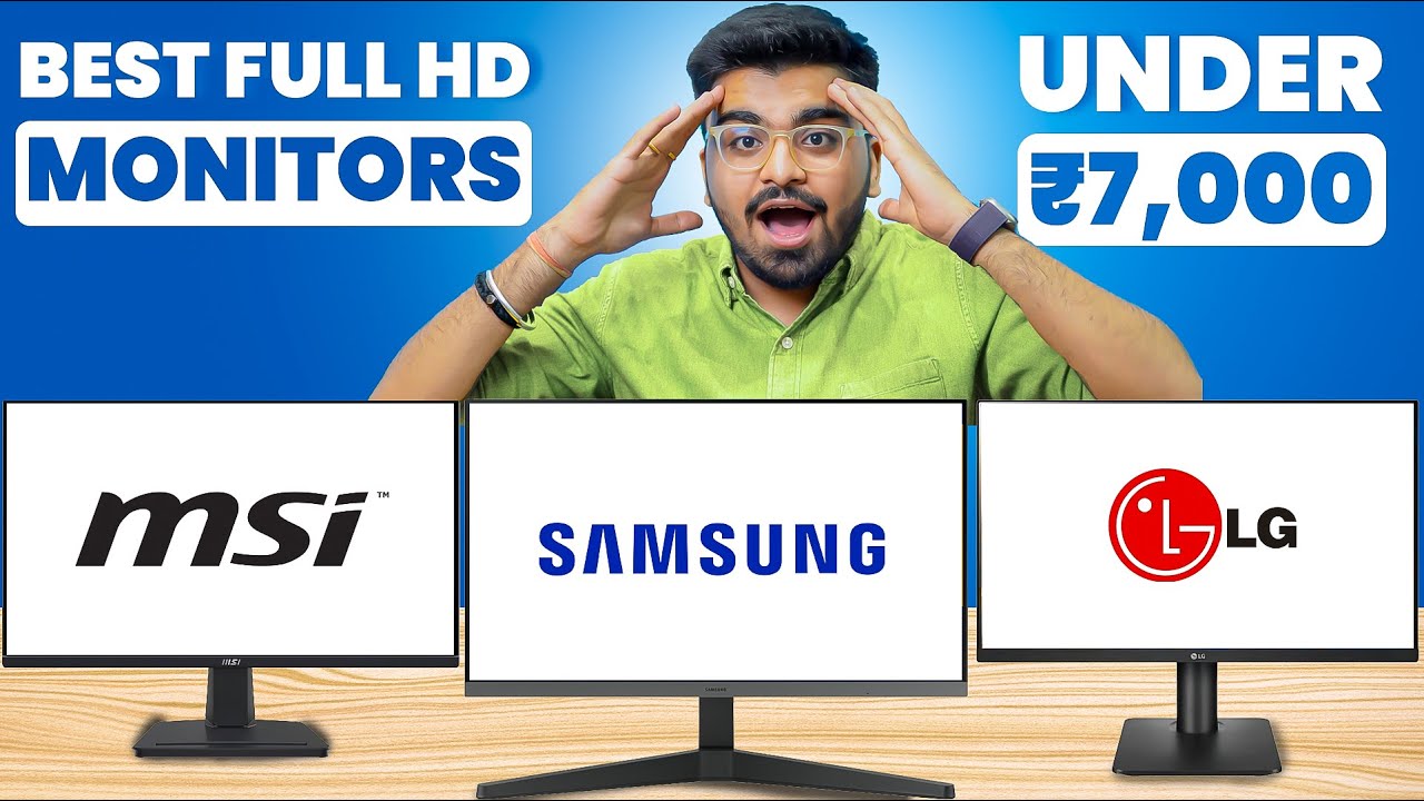 3 Best Monitor under ₹7,000/- | Best Full HD Monitor Under ₹7,000 | IPS Monitor Under ₹7,000 | Hindi