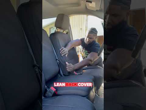 2024 Chevy Silverado seat cover install video #chevrolet #seatcovers #seatcover #exclusivecoversusa