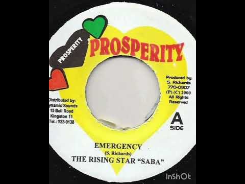 Saba Tooth - Emergency (Emergency Riddim) 🔥 Rare 🔥