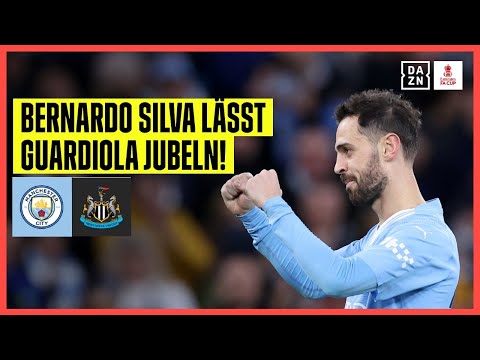 Silva schießt City ins Glück & lässt Guardiola jubeln! Man City - Newcastle United | FA Cup | DAZN