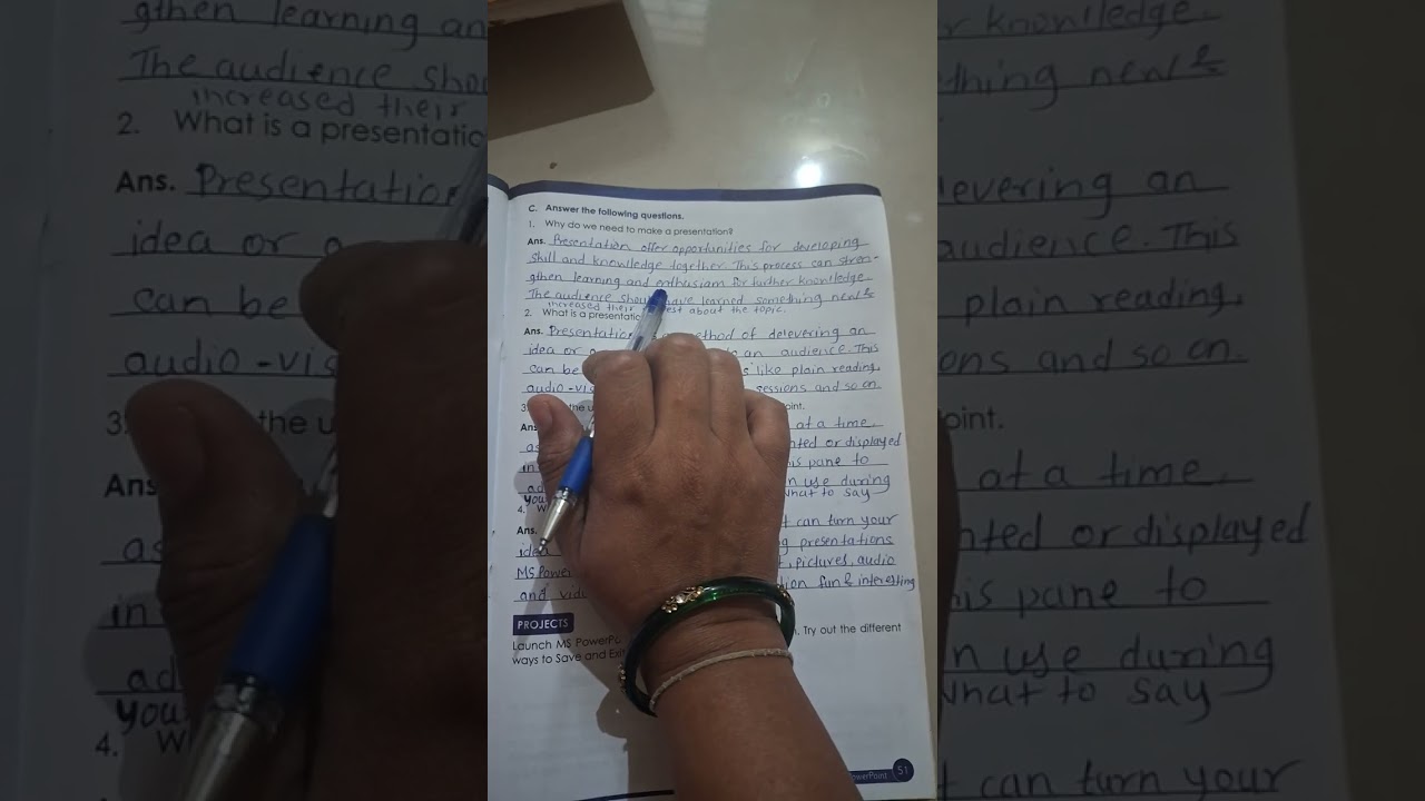 Standard 6th ICT Questions and Answers Unit 6 - Introduction to MS Powerpoint